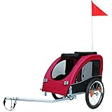 Trixie 12814 Fahrrad-Anhänger, M: 45 × 48 × 74 cm