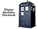 Produktbild Doctor Who Tardis Edible Image Photo Sugar Frosting Icing Cake Topper Sheet Personalized Custom Customized Birthday Party - 1/4 Sheet - 78929 by Sweet Custom Cakes