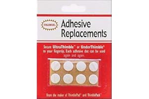 Bulk Buy: Colonial Needle Under Thimble Adhesive Replacements 8/Pkg SM201 (3-Pack)