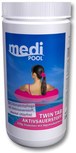 Medipool Schwimmbadpflege Twin Tab Aktivsauerstoff, 1 kg
