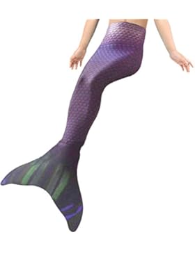 Queenshiny® Mädchen Meerjungfrau Kostüm Meerjungfrauenschwanz Schwimmen