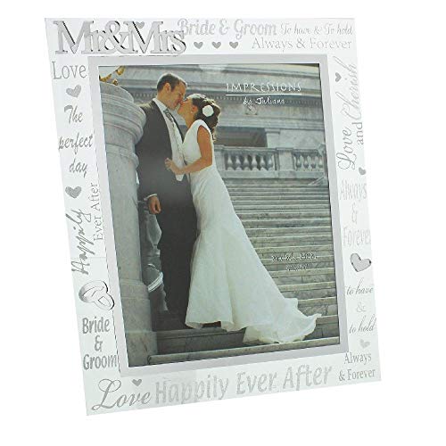 Widdop Bingham and Co Ltd Juliana Espejo 3D Palabras Boda Marco 8" x 10"