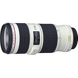 Canon EF70-20040LIS - Objetivo para Canon (distancia focal 70-200mm, apertura f/4, estabilizador) color negro y blanco