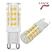 Produktbild e-jiaen G9 LED Leuchtmittel 360 ° Beam Winkel, 220–240 V, 5-pack, Daylight White 6000K, 5W (40 Watt Halogen Bulb Equivalent)