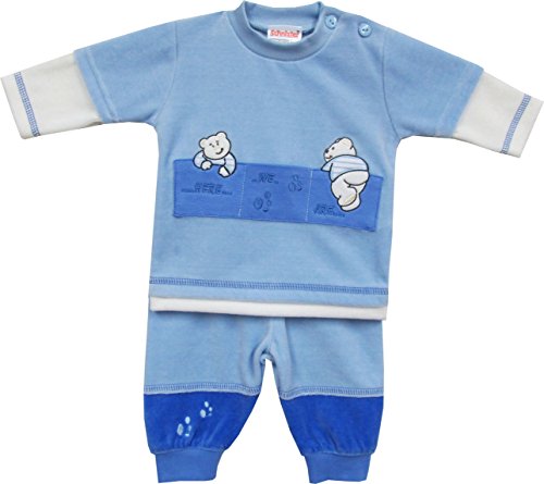 Schnizler Unisex Baby Tracksuit -  Blue - 6-9 Months
