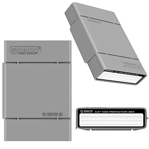 [2 Stück] ORICO 3.5 Zoll HDD Schutzhülle Brandschutz Kiste Box Hard Drive Festplatte Den Kasten PHP35 - 2