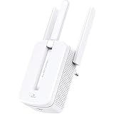 MERCUSYS Ripetitore Wireless Wifi Extender E Access Point, Velocità Single Band 300 Mbps, Tre Antenne Esterne, Tecnologia Mim