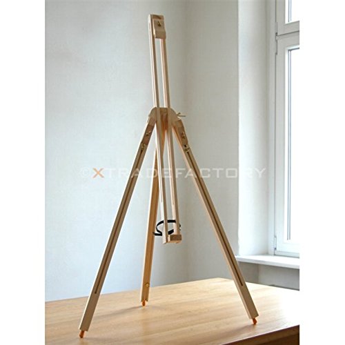 TRAGBARE FELD STAFFELEI MAGNUS aus geöltem Buchenholz Feldstaffelei für Keilrahmen bis 100cm - 3