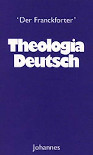 Preisvergleich Produktbild Theologia Deutsch (Sammlung Christliche Meister)