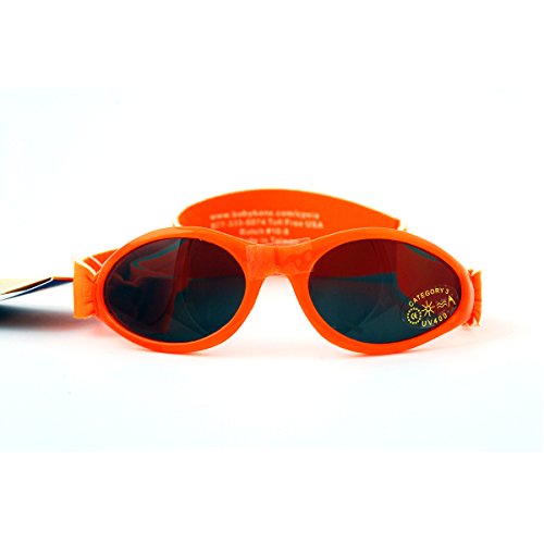 Baby Banz Baby's ABBOR Oval Sunglasses, Orange