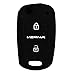 KMH Silicone Key Cover Fit for Hyundai Verna Fluidic 2 Button Flip Key (Black) RS.199.00