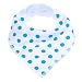 Baby Unisex Bandana Drool Bibs , ivencase Lines Wave Star Point Pattern Absorbent Cotton Cute Baby Gift Sets Feeder Bib for Boys & Girls (4-Pack Set)