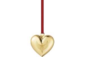 Georg Jensen Gold Heart Pendant for Valentine's Day