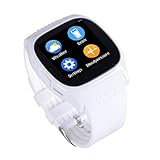 Lemumu HHY neue T8M Smart Watch Herzfrequenz Bluetooth Call Schritt Motion Tracking Fernbedienung Selbstauslöser Smart Armbanduhr für Android IOS, Schwarz