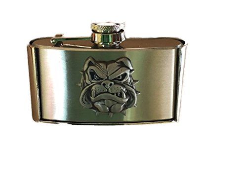 Preisvergleich Produktbild TUPAGo Gürtelschnalle Bulldogge mit Flachmann für Wechselgürtel