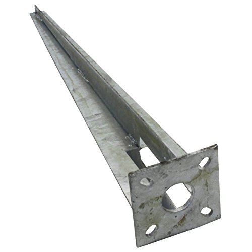 Einschlaghülse + kostenloser Versand / Bodenhülse Pfostenträger Ø 34 mm für Zaunpfosten / Gartenzaun