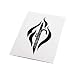 Produktbild Feuerwehr Firefighter Aufkleber BASIC Line FIRE black / schwarz | kleiner Outdoor Sticker 4,8 x 7 cm - FIRE & FIGHT Streetwear®