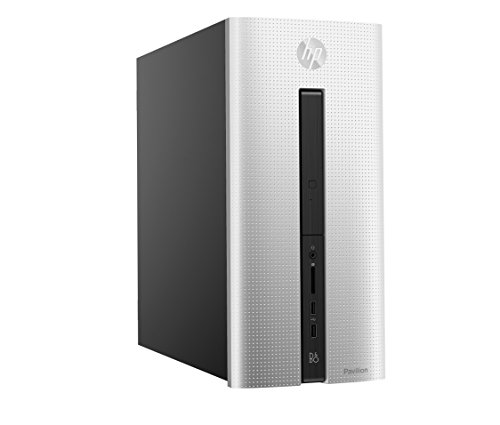 HP Pavilion (560-p165ng) Desktop PC (Intel Core i5-7400, 8 GB RAM, 1 TB HDD, 128 GB SSD, NVIDIA GeForce GTX 1060, DVD-Writer, Windows 10 Home 64) silber - 2