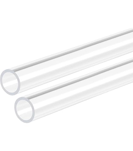 Dévidoir,Transparent Acrylic-Outer Diameter 50mm-2pcs 50cm Long--Tube Pour Aquarium, Diamètre