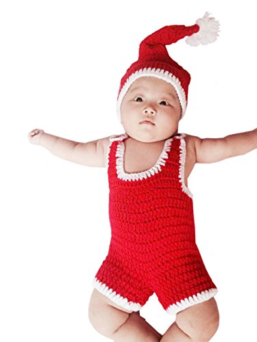 Preisvergleich Produktbild JTC 1 Set. Babys Fotografie Props Weihnachtsmann Kostüm