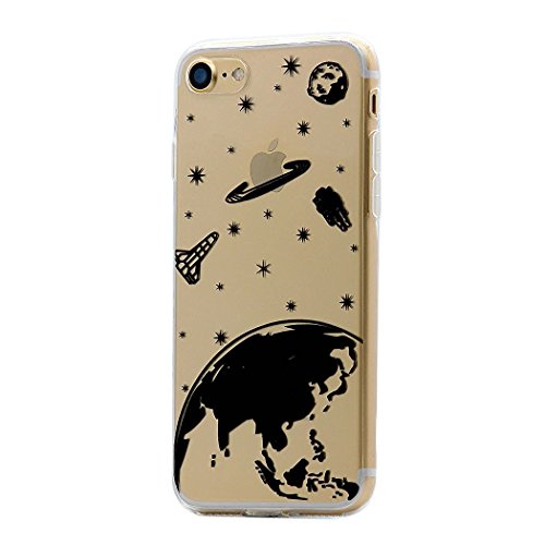 iPhone 6  iPhone 6S Elegante funda - gel de silicona irrompible con la impresi  n de lujo -NOVAGO -Espacio