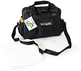 iSafe Changing Bag Luxury Quality - Black/Grey (Black Grey)