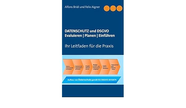 Datenschutz Und Dsgvo Evaluieren Planen Einfuhren Ihr Leitfaden Fur Die Praxis Amazon De Bridi Alfons Aigner Felix Bucher