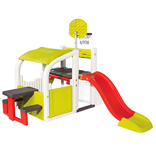 Smoby Children Kids Outdoor Sports Multi-Activity Fun Centre Play Set With Slide & Picnic Table Includes FREE BALL reviews Smoby Children Kids Outdoor Sports Multi-Activity Fun Centre Play Set With Slide & Picnic Table Includes FREE BALL