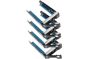 Heretom 3,5-Zoll Ersatz SAS SATA LFF HDD Tray Caddy 651314-001 651320-001 Festplattenrahmen für HP Gen8 Gen9 DL380p DL360p DL160 DL560 DL385 ML350 ML310 G8 G9 (Nicht passend für 2,5 Zoll Serie!)