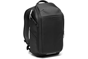 Mochila Profesional Manfrotto Advanced Fast III para Cámaras Réflex/sin Espejo con Objetivos y Ordenador Portátil, con Divisores Acolchados Intercambiables, Acceso Lateral, Soporte para Trípode