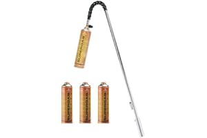 KEMPER - Desherbeur thermique à gaz Allumage piezo + 4 cartouches 330g Desherbant