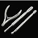 Velishy(TM) 3 Pcs Stainless Steel Nail Cuticle Pusher Spoon Cutter Nipper Clipper Set
