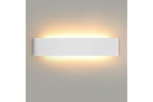Mille Lucciole 1 x 18 W Appliques da parete LED interno 28 cm Moderno LED Lampada da interno 2160 LM Appliques Parete Camera da letto Bianco Luce di Alluminio IP44 3 Temperatura di colore Si può