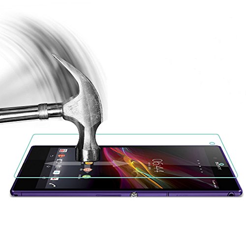 BORIYUAN 1X Echt Glas Displayschutzfolie 9H 0.26mm Panzerglas Folie für Sony Xperia Z Ultra 1er Pack - 2