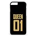 Produktbild Handyhülle 'King & Queen' schwarz/König/Königin/Pärchenhülle, Hüllendesign:Design 5, Kompatibel mit:Samsung Galaxy S8 Plus