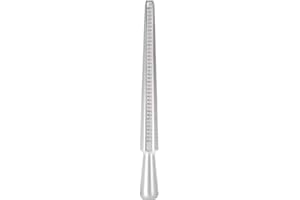 SALMUE Anello Professionale Mandrino, Anello dito Sizer Gauge/Anello Mandrino Dimensionamento Misura bastone Gioielli Misura Misura strumento per misurare A-Z Donna Uomo(Rod)