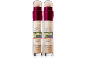 Maybelline New York Correttore Liquido il Cancella Età, Confezione da 2 Pezzi, Nude