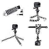 tripode flexible para celular mercadolibre La cabeza giratoria de 360 grados asegura una perspectiva de tiro de 360 grados. Placa de liberación rápida para DSRL, fácil de montar y retirar su cámara. El adaptador de tornillo universal de 1/4 "permite una variedad de cámaras / cámaras / cámara réflex digital / videocámara / cámara resistente, como Sony / Canon / Nikon / Penax / Olympus / Kodak / Fujifilm