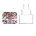 Produktbild Offizielle Carrie Schmitt Schöne Vase Blumen Weiss EU Ladegerät & Type C Kabel für Samsung Galaxy TabPro S