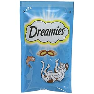 Dreamies -Golosinas para gatos, sabor: Carne de vaca, 60 g (Pack of 8)