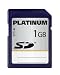 Produktbild Platinum 1 GB Secure Digital (SD) Speicherkarte (Original Handelsverpackung)