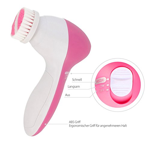 Oramics Gesichtsbürste elektrisch 5 in 1 Gesicht Cleaner – Spa Bürste für die Body Reinigung Massage Skin Maschine - 4