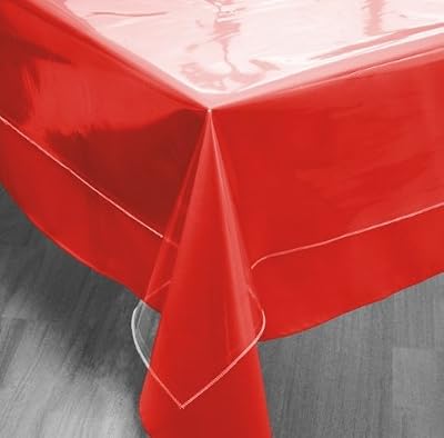 Soleil d'Ocre Nappe rectangle transparente 140x200 cm CRISTAL