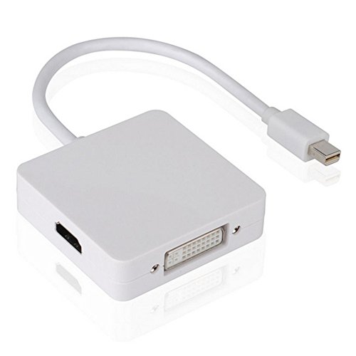 doublethree 3 in 1 1080P Display Port DP zu HDMI VGA DVI Adapter Konverter Kabel für MacBook und Tablet - 5