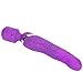 Produktbild Dyalis Dual Elektromechanische Vibrationsmassage Stick Automatische Versenkbare Massagestab Usb Aufladen Wasserdicht Massager-Lila