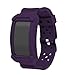 Produktbild Gear Fit 2 Armband - Silikon Sportarmband Sport Band Uhrenarmband Erstatzband mit Stiftschließe aus Edelstahl für Samsung Gear Fit 2 Smartwatch (Plum)