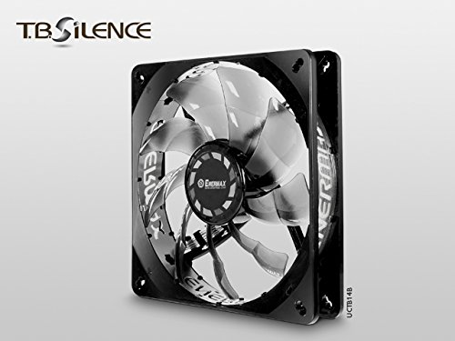 Enermax TB Silence - Ventilador para caja de ordenador  negro  8 2 x 8 2 x 2 5 cm