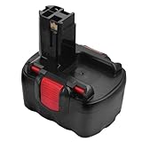 FLOUREON 14.4V 3000mAh Ni-MH Replacement Battery for Bosch 13614 15614 1661 2261