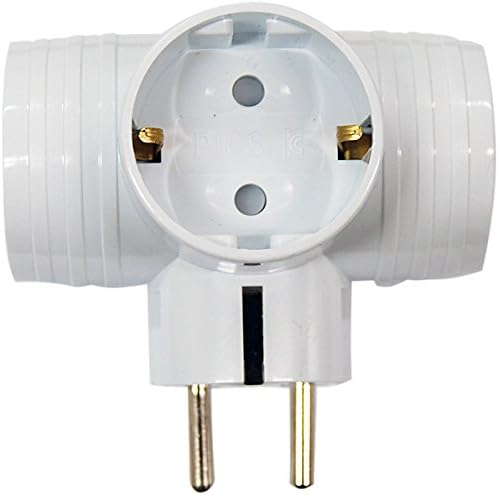 3Way T-Bone Multi Plug Converter Outlet Adapter 220~250V Wall Socket Made in Korea