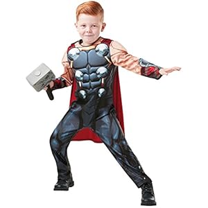 Rubies 640836S Marvel Avengers Thor Deluxe – Disfraz infantil para niños, talla pequeña